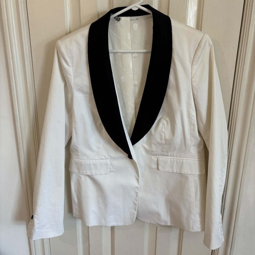 Club Monaco black and white tuxedo style blazer * accepting offers